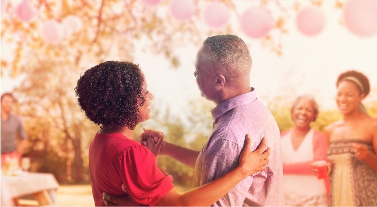 Hero image of couple dancing