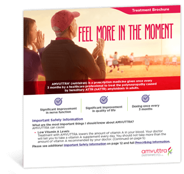 Treatment with AMVUTTRA® brochure